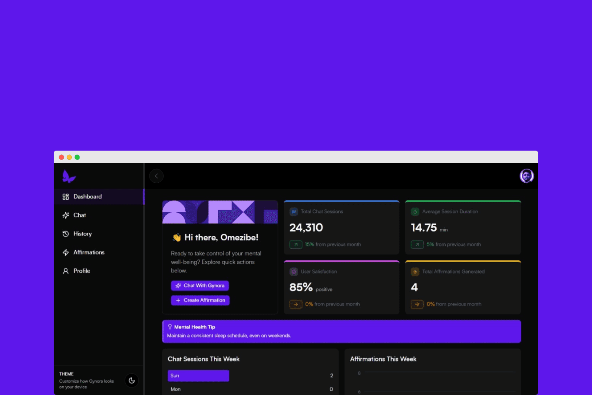 Revolutionizing Mental Health Support with AI-Powered Companionship Screenshot 7