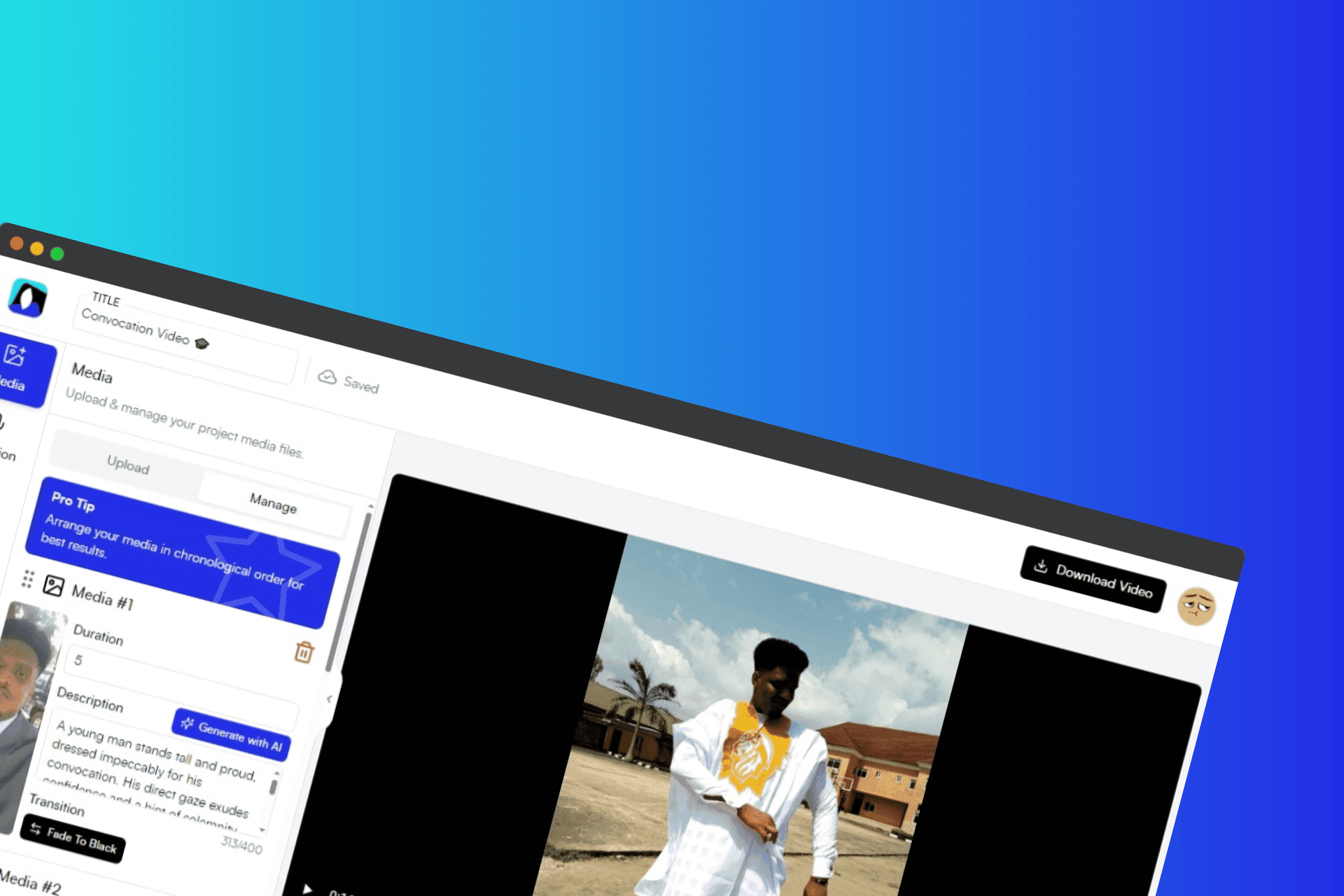 Transforming Memories into Cinematic Stories with AI Screenshot 10
